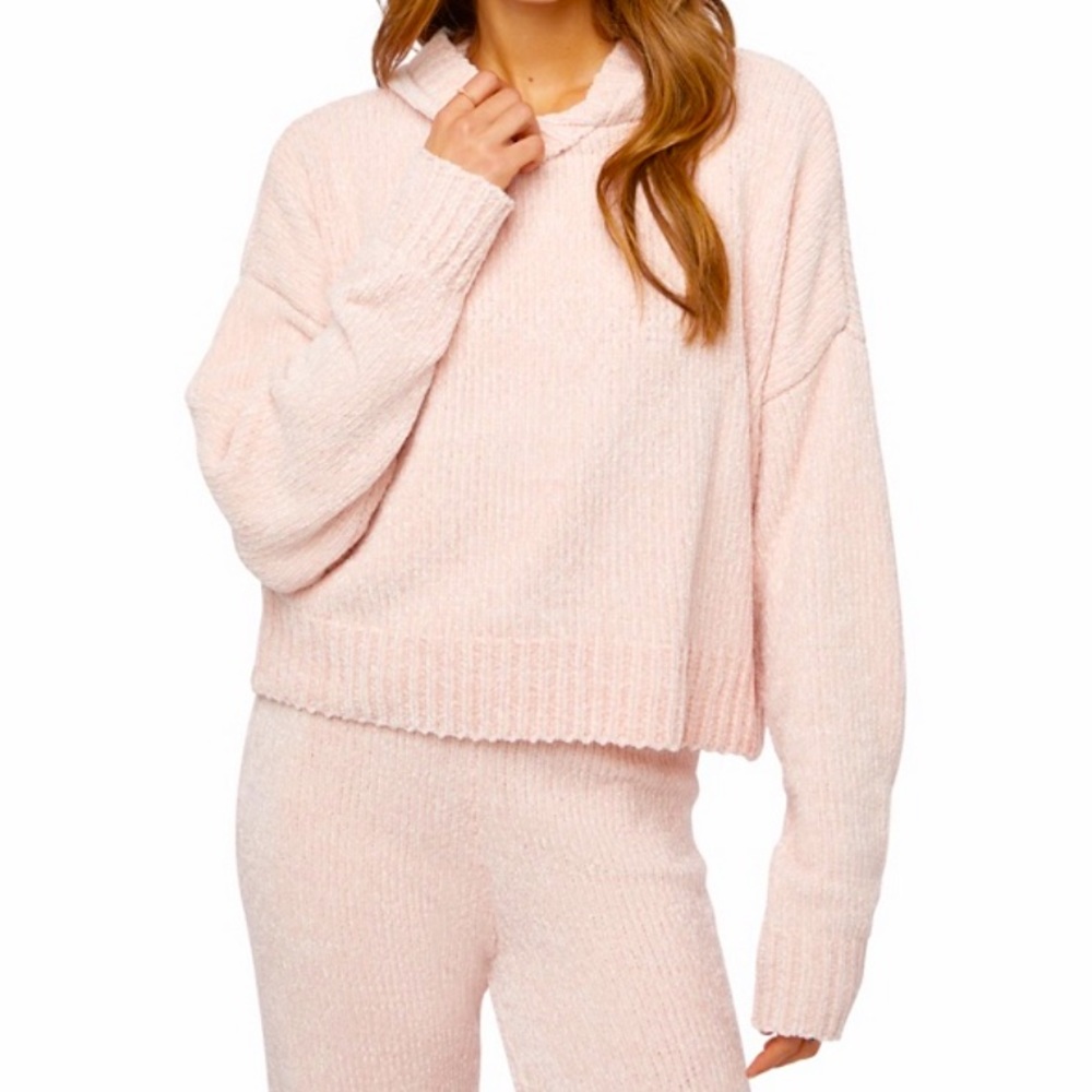 Chenille Lounge Hoodie JustFab